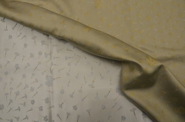silk fabric Eleni cortez/azur/cedar 156x169cm 398g