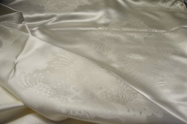 silk fabric Billa natur 180x165cm 304g