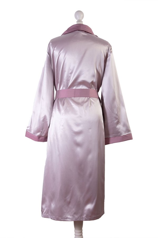 Robe Damen | lang | Uni mauve | Größe XL