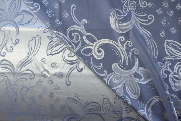 silk fabric Fallada marine 200x150cm 346g