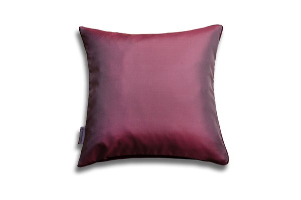 decorative pillow "Uni cerise red" 40x40cm