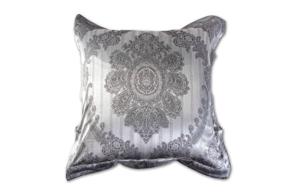 decorative pillow "Parry black" 50x50cm, with raised seam