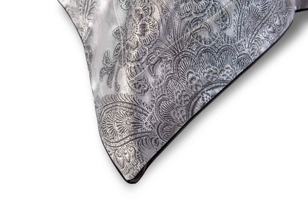 decorative pillow "Parry black" 50x50cm, with raised seam