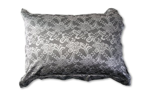 decorative pillow "Joy black" neg./pos. 70x50cm