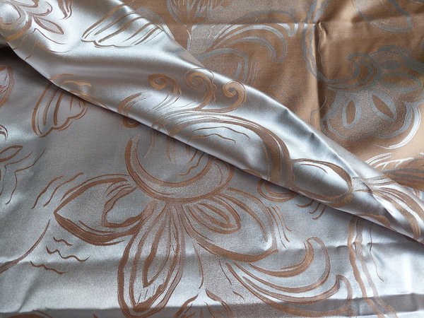 silkmixturefabric Fallada caramel 150x148cm 242g silk/cotton
